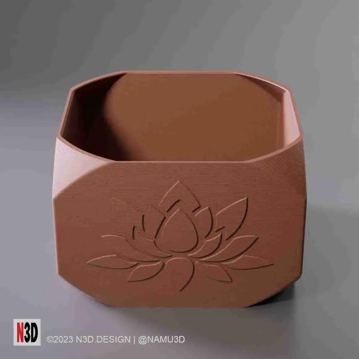 Vase 0009 - Lotus planter vase