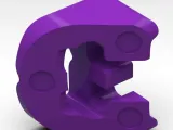 3D fridge magnet Text Flip-4