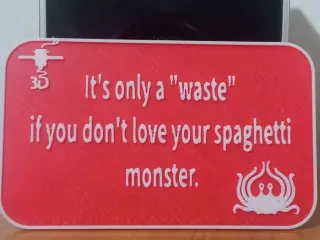 Spaghetti Monster - Sign