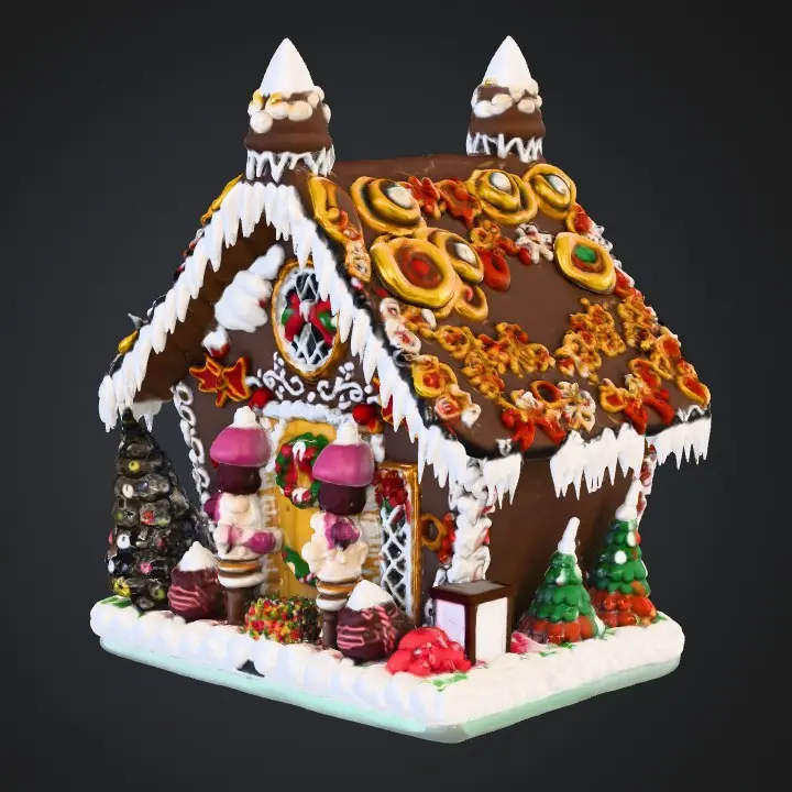 Gingerbread House Wonderland village decor