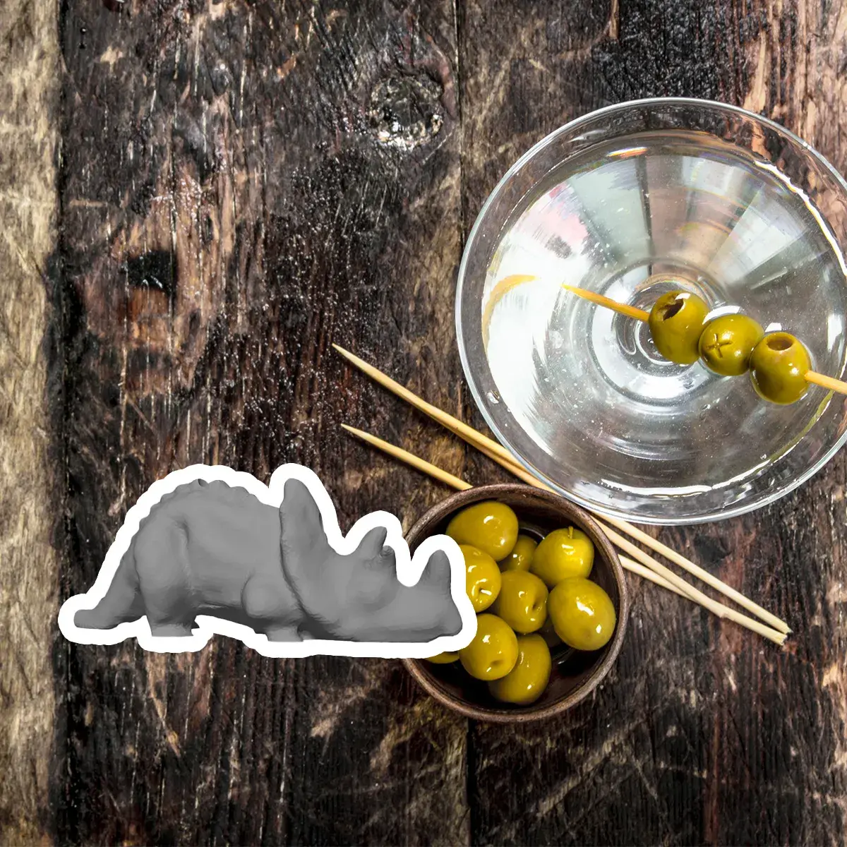 TricerHolder the dino that holds toothpicks