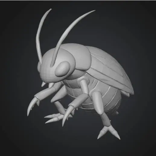 3D Printer Files | 3MF File | Pokemon Style Cockroach | Creality Cloud