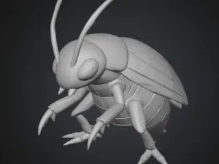 Pokemon Style Cockroach