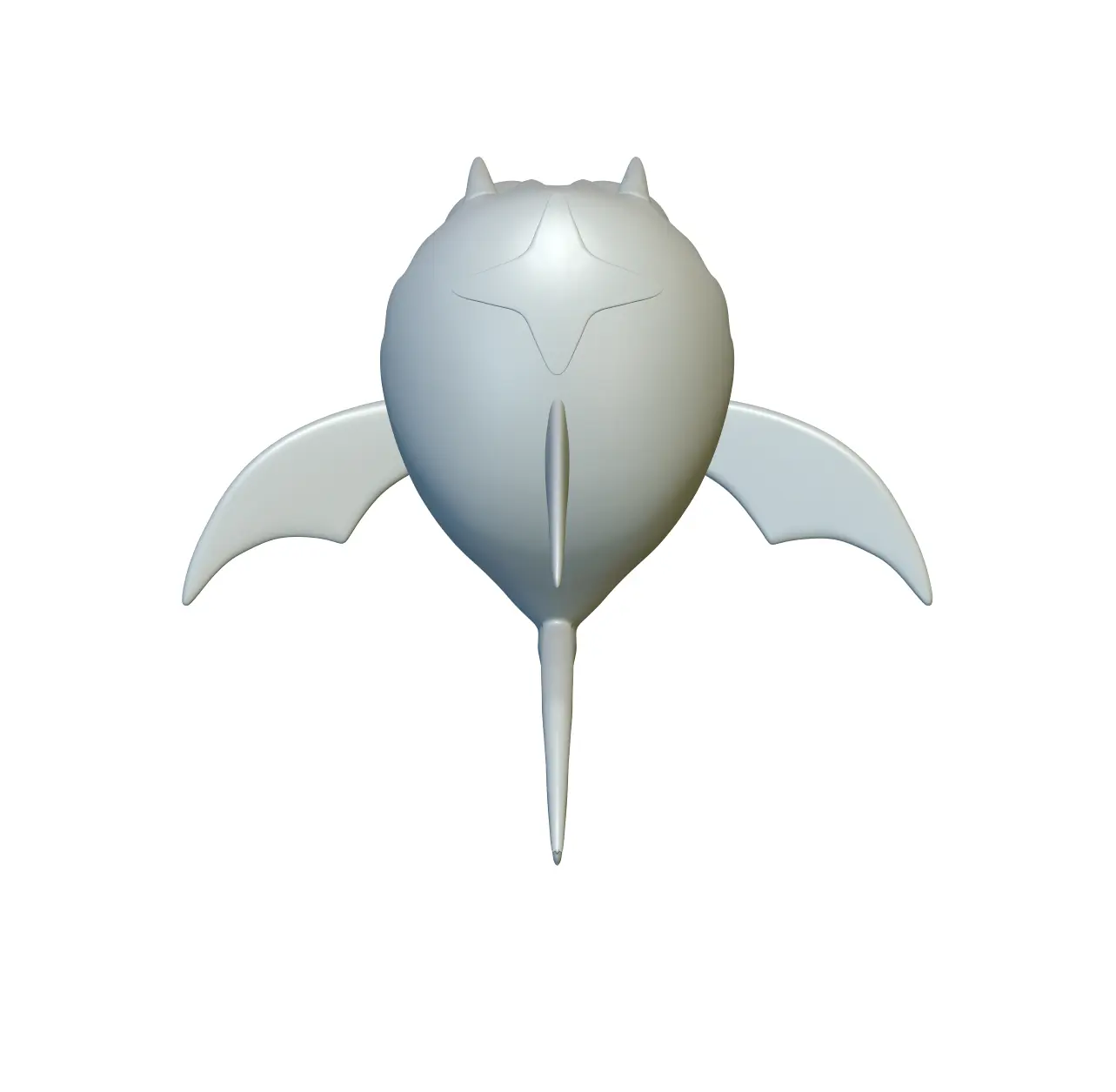 Pokemon Carvanha #318 - Ready for 3D Printing!