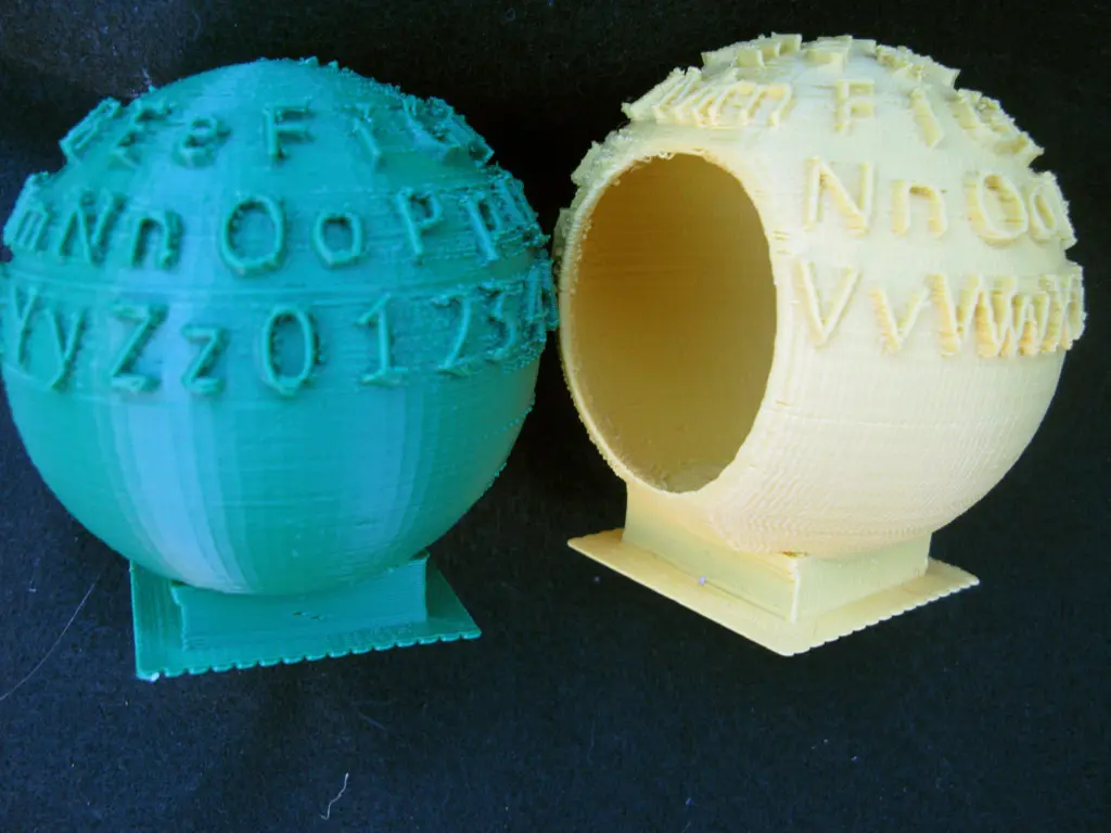 Spherical Font Samplers