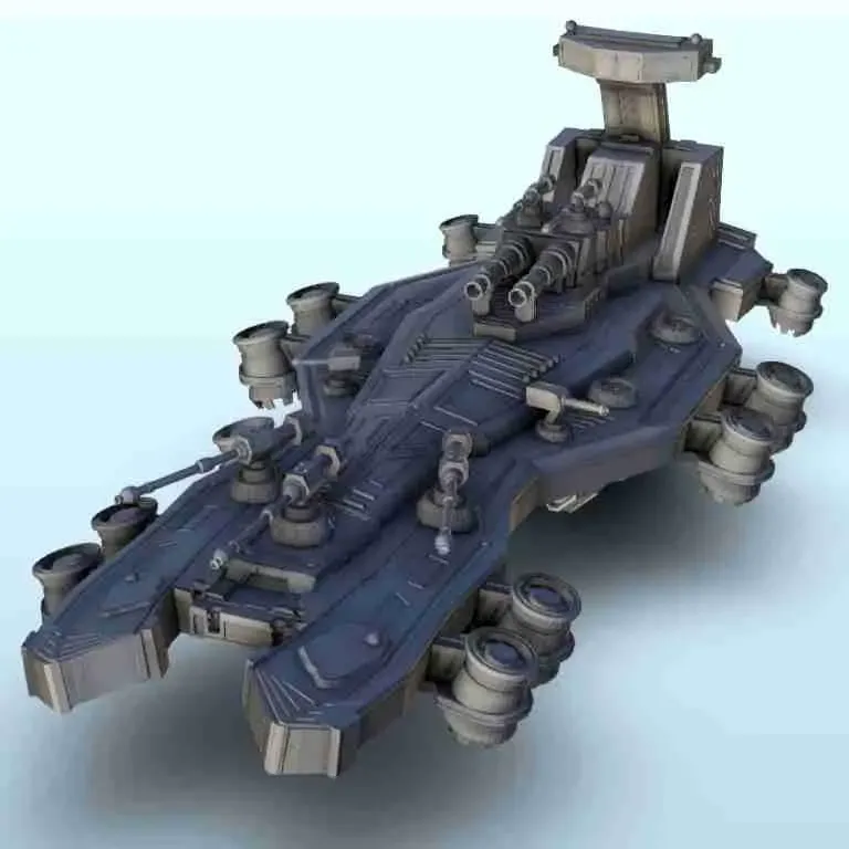 Aeolus spaceship 3 - sci-fi science fiction future 40k legio