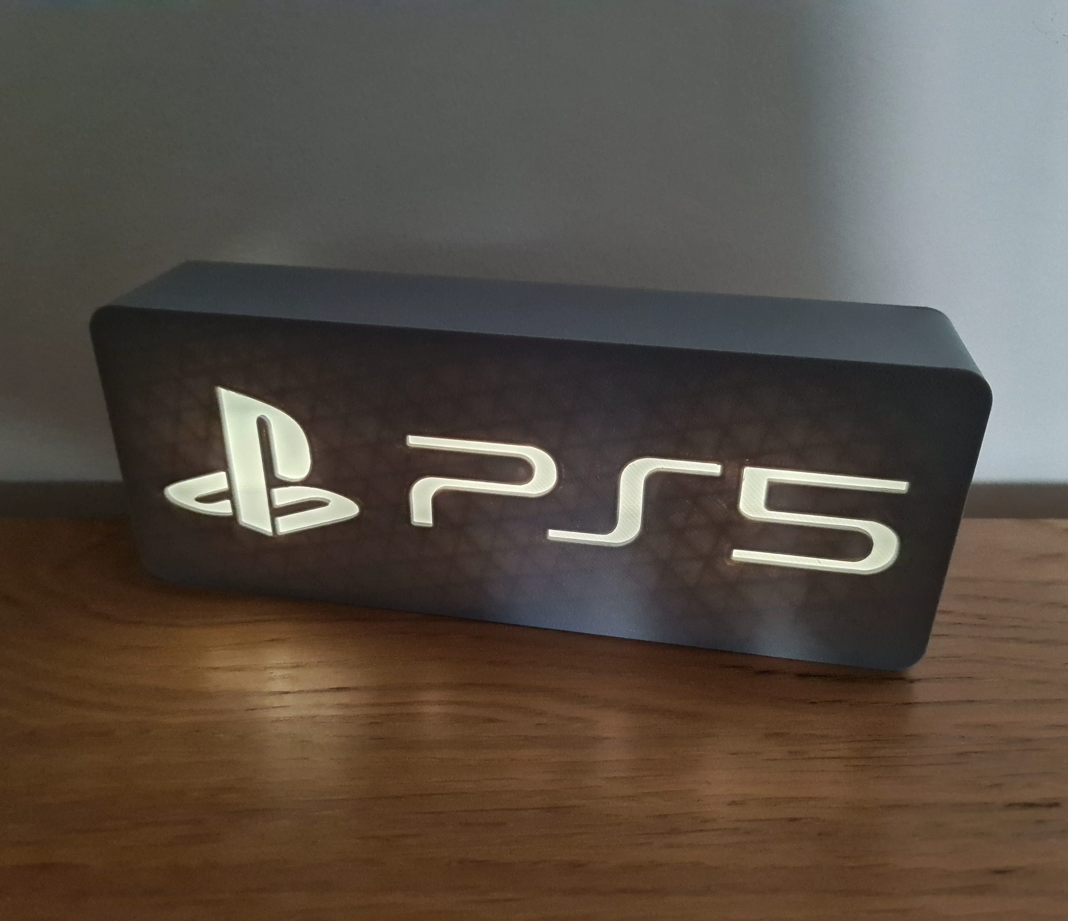 LED Lightbox Sony Playstation PS5 Console Gamer Gaming licht