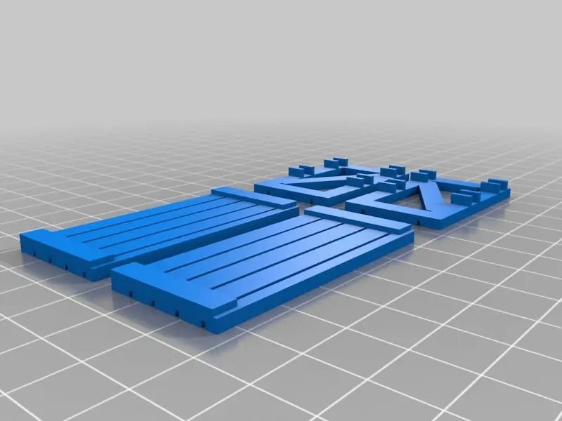Estanterías paramétricas de 2x4 (escala 1:18)