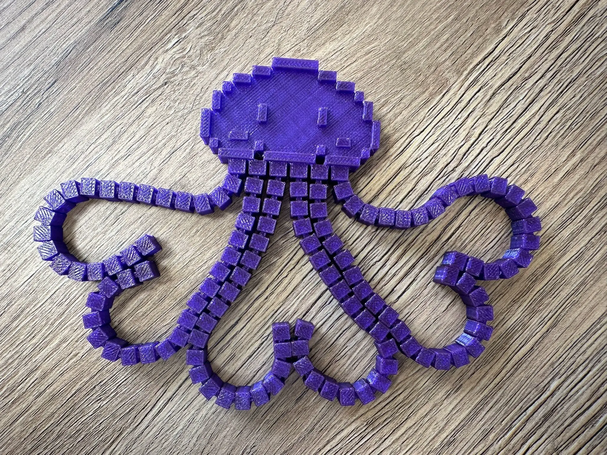 Flexible articulated pixel jellyfish