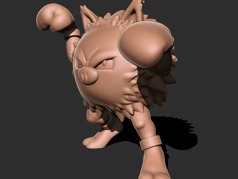 Pokemon - Primeape 3d print model