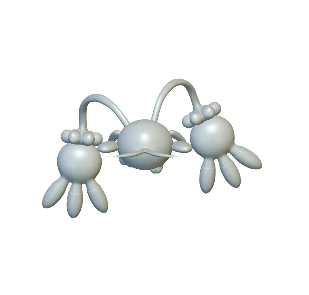 Pokemon Ambipom #424 - Ready for 3D Printing!
