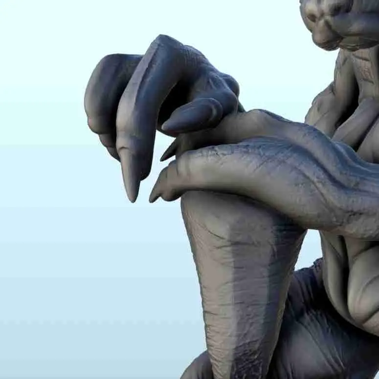 Războinic extraterestru cu cap de câine 9 - miniaturi sci-fi science fi