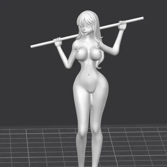 Nami Anime Girl – One Piece Waifu Statue NSFW