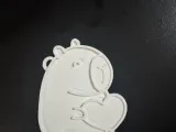 Capybara Heart Keychain-1