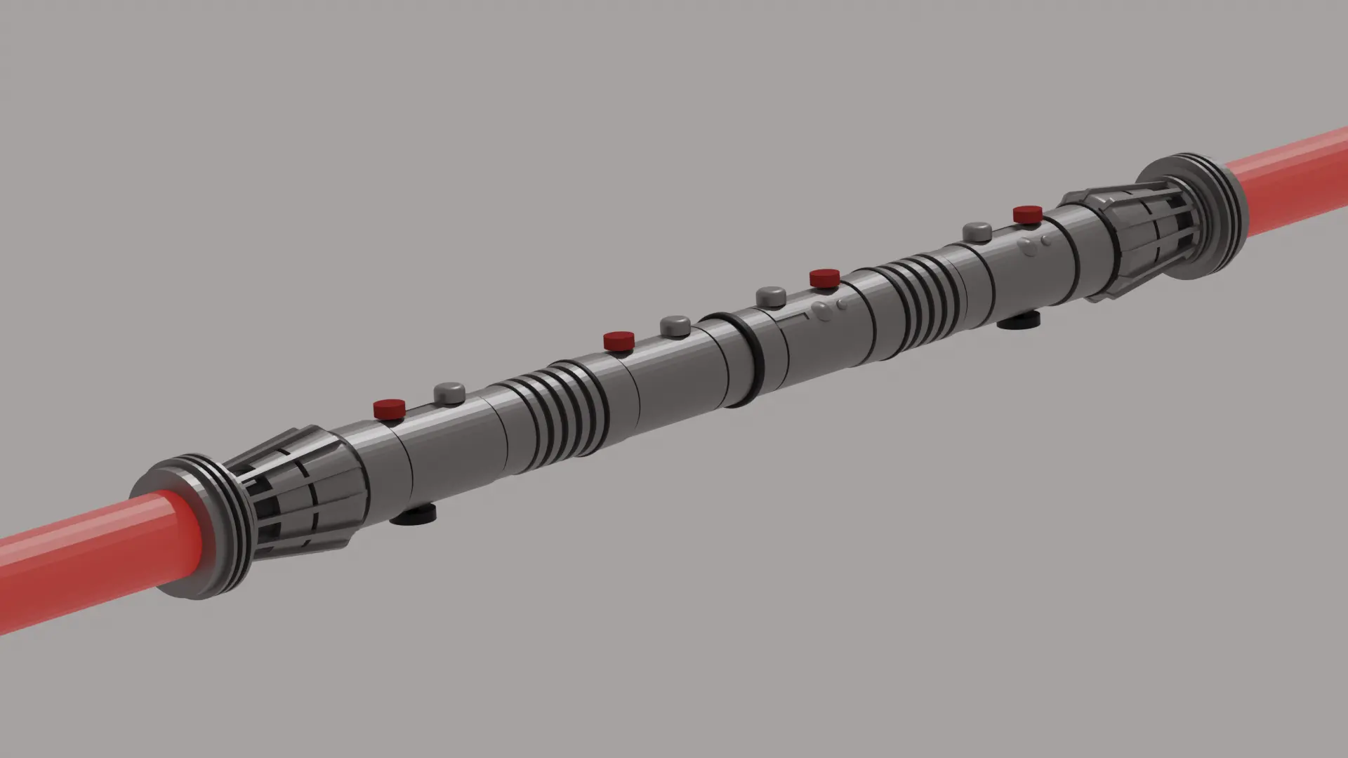 RÉPLICA DO PUNHO DO SABRE DE LUZ DE DARTH MAUL - IMPRESSÃO 3D À ESCALA