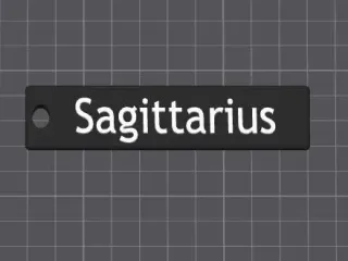 Zodiac Keychain Sagittarius