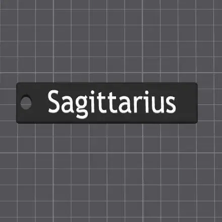 Zodiac Keychain Sagittarius