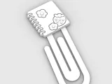 Paperclip ring-bound notepad - bookmark-2