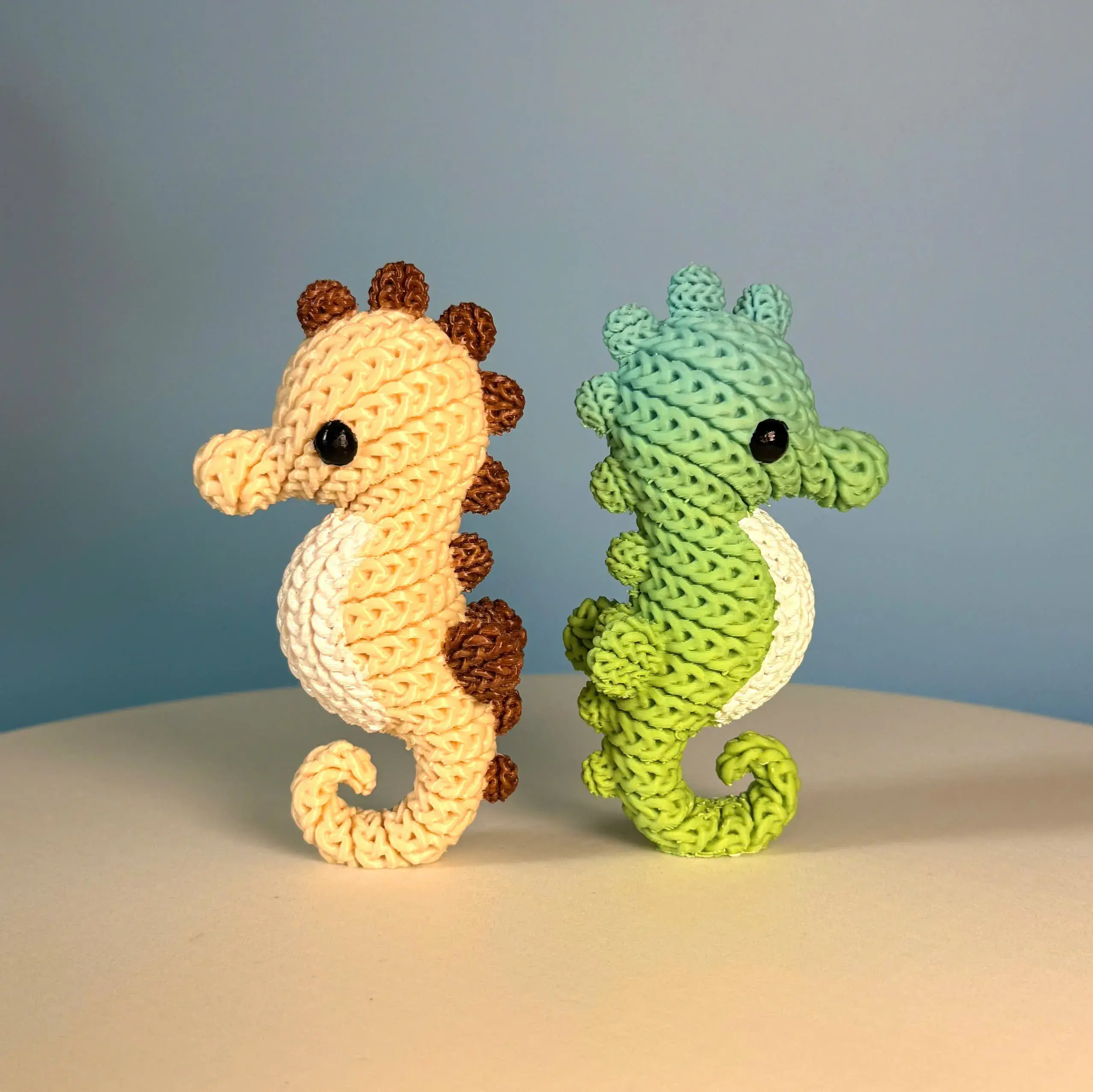 Seahorse Crochet - Knitted - STL & 3mf Multicolor