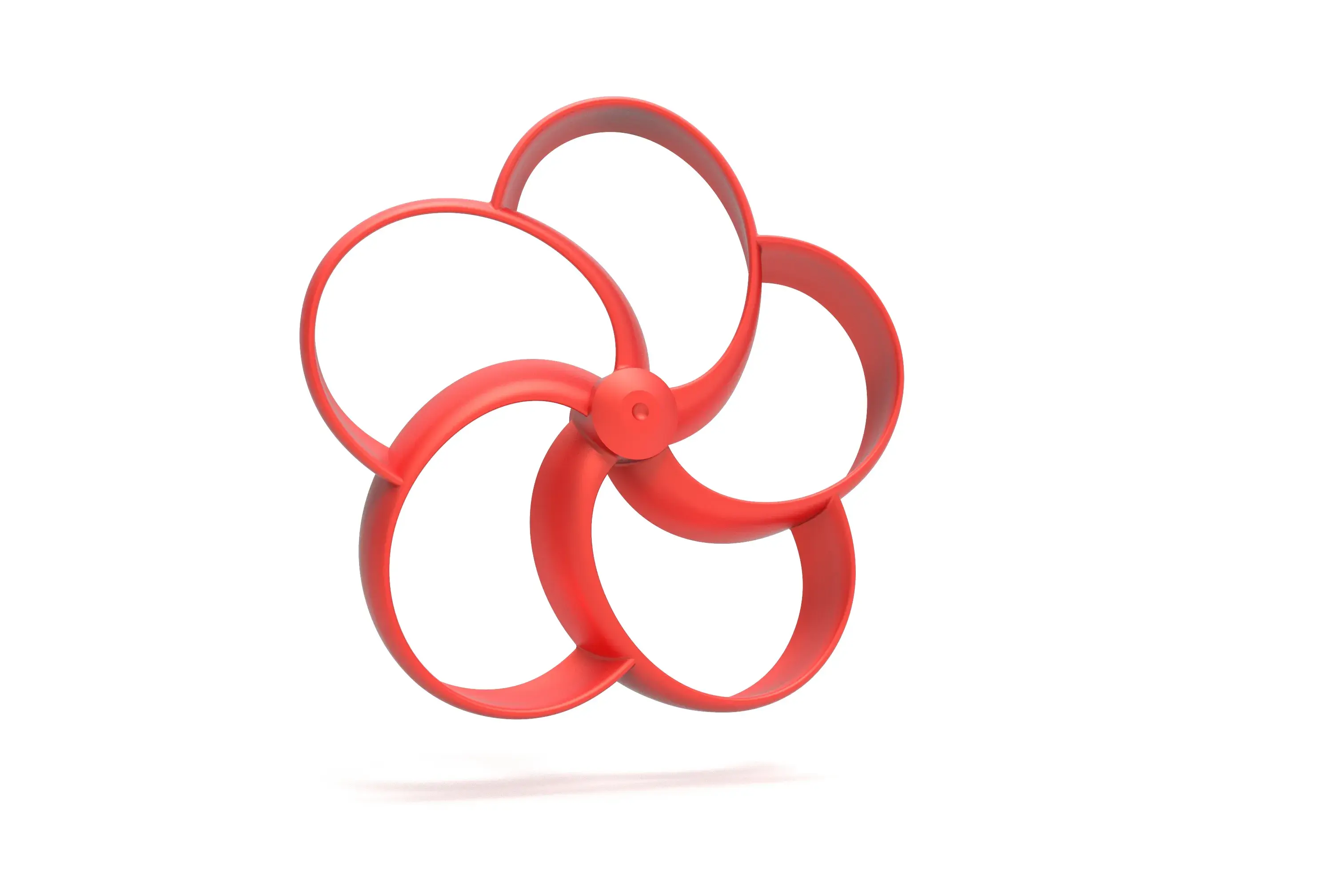 Toroidal drone propeller - 5 blades