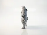 Samurai Sheathing Sword Warrior Figurine 3D Printable-2