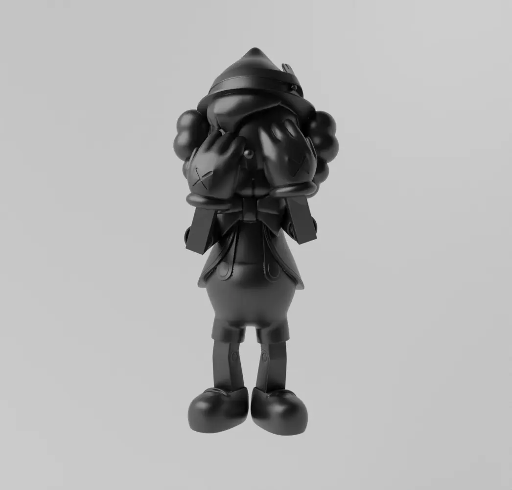 Kaws Pinocchio Art Toy Fan Art