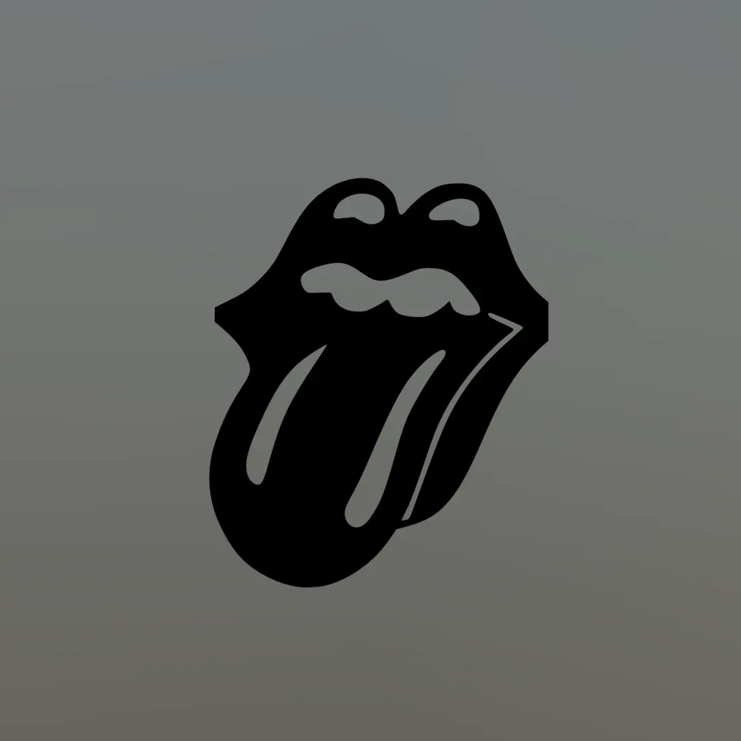 Mick Jagger Logo Wall Stencil