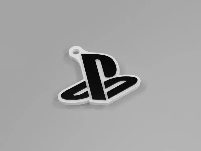 Playstation Keychain
