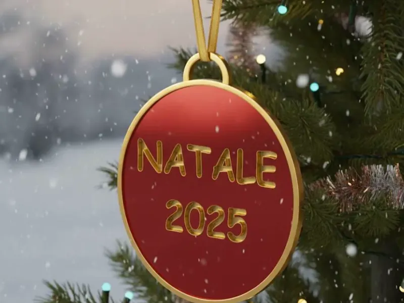 Christmas Ball 2025 Gold/Red