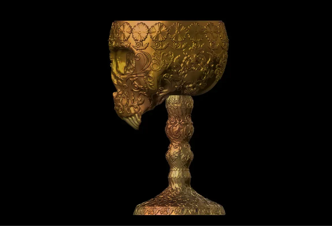 Ornamental Deluxe Skull Chalice