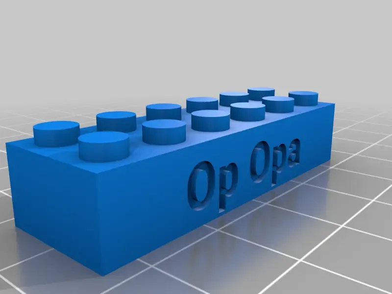LEGO на дедушке, которого можно построить