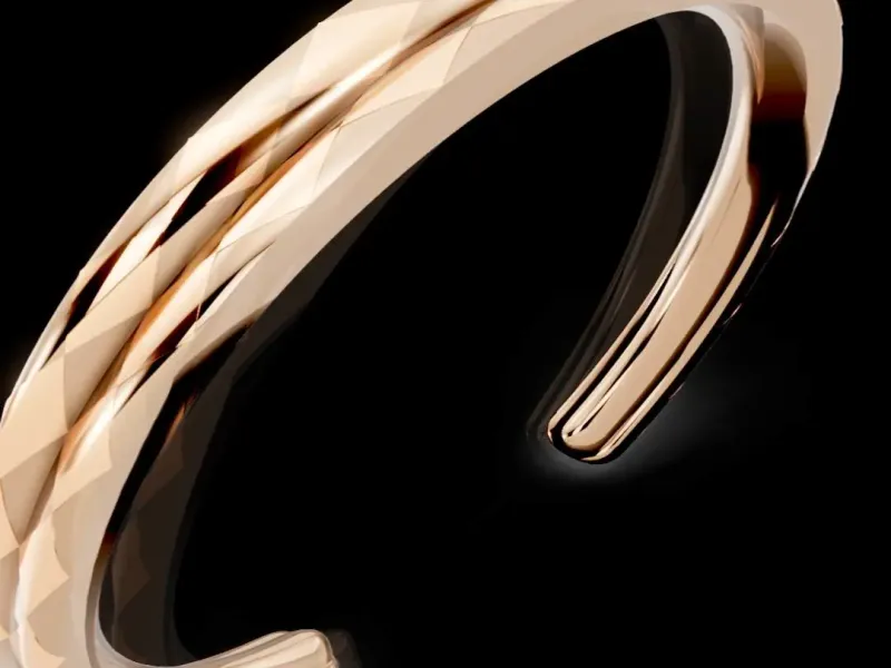 Rhombus geometric Pattern bangle