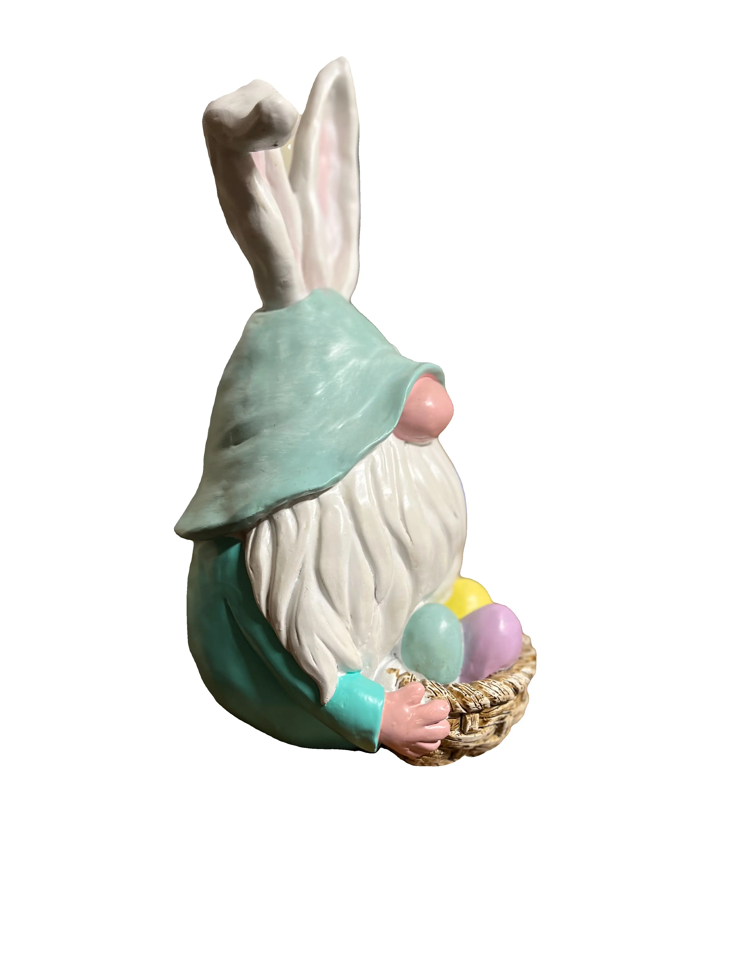 Easter Gnome With a Basket of Eggs