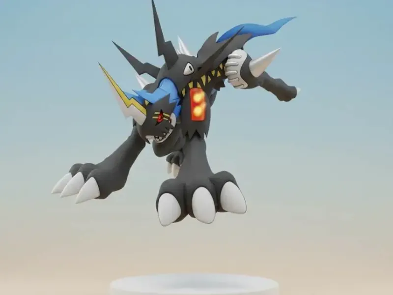 Lighdramon Digimon Creature Model