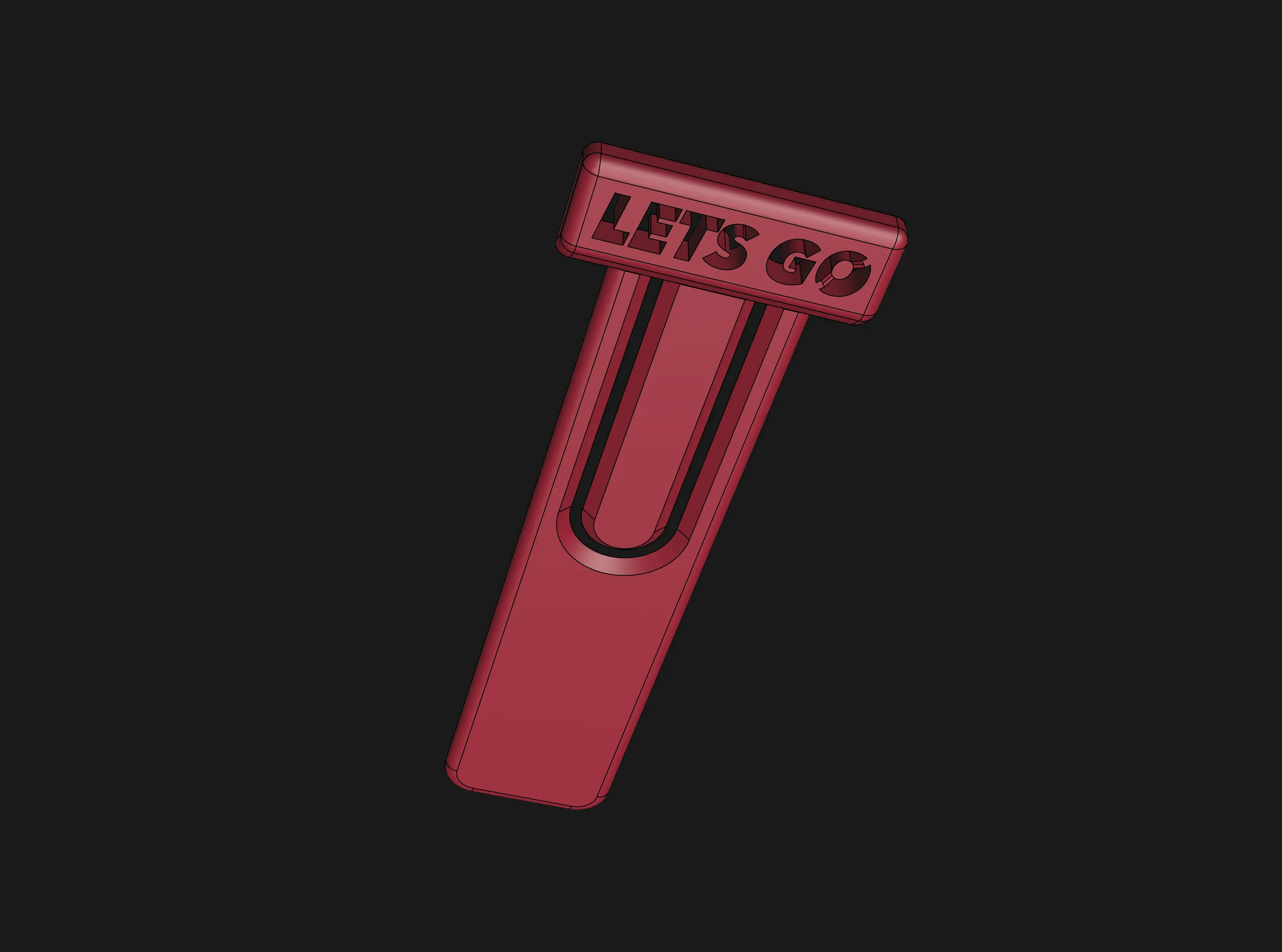 LETS GO! Bookmark