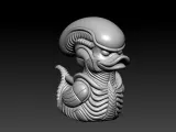 Rubber Duck - Xenomorph - Alien model - 3D print-6