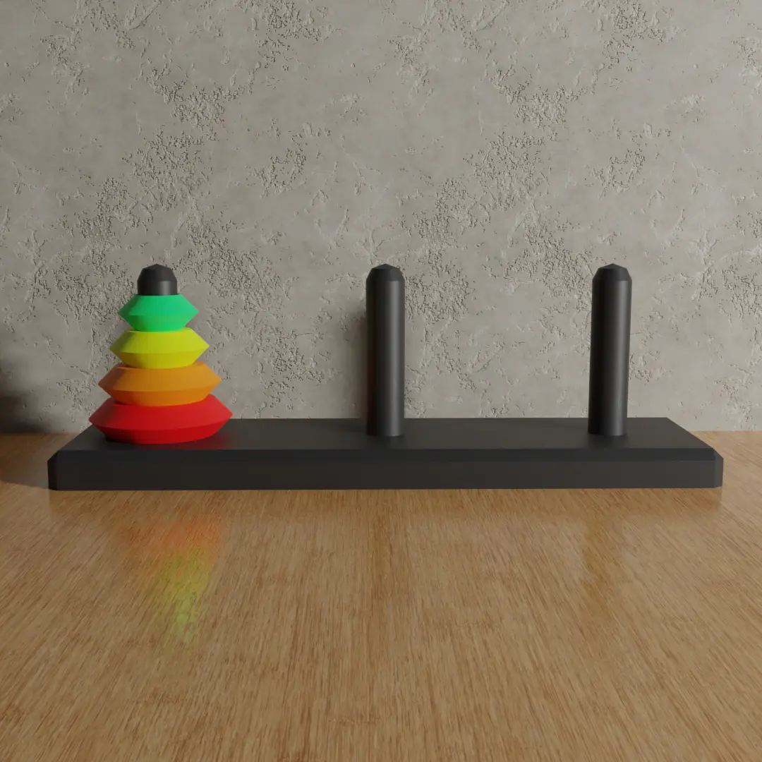 hanoi tower puzzle