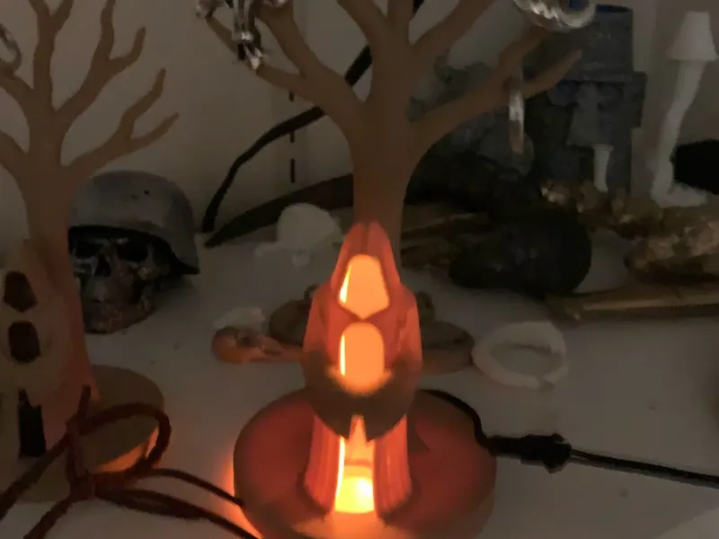Glowing Jewelry Stand