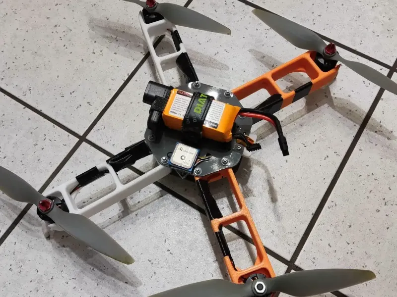 Vollständig gedruckter Quadcopter-/Drohnenrahmen für 9-Zoll-Propeller