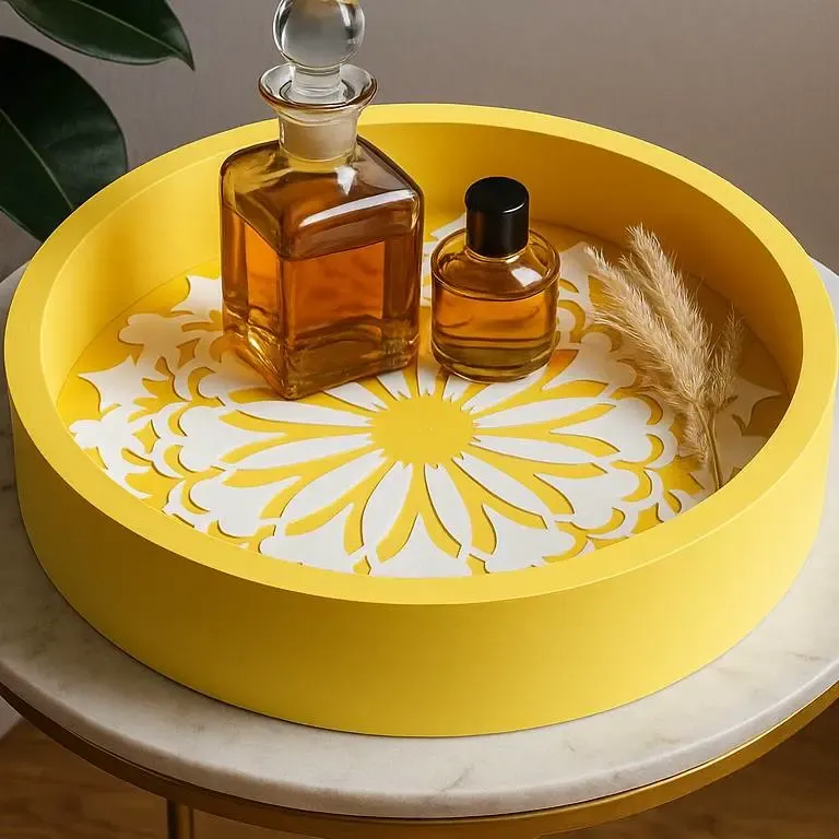 Lisbon Tray — Elegant Geometric Accent