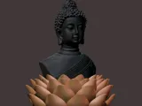Buddha for 3D Printing 3D print model-1