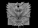 Standing Phoenix painting-4