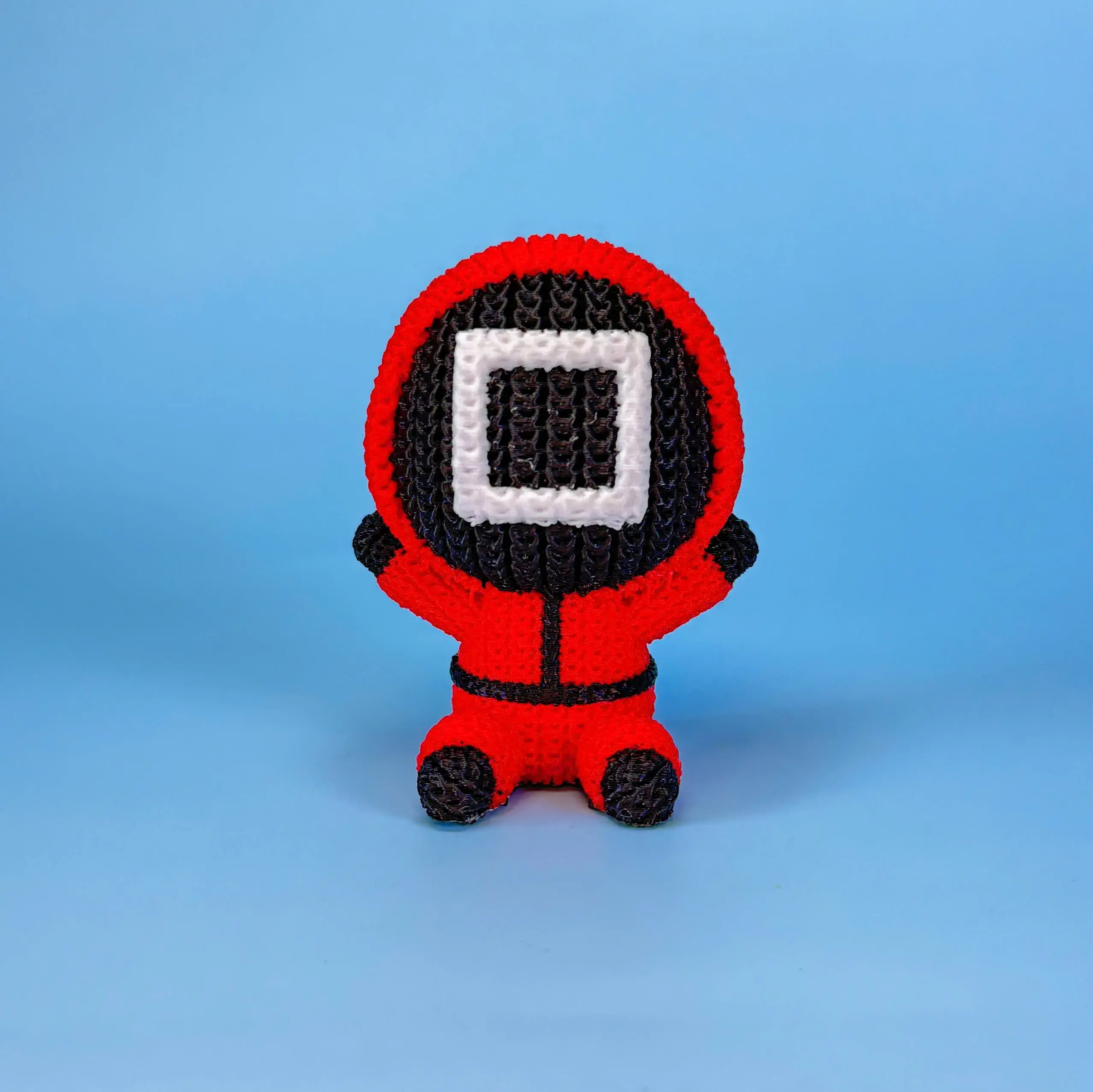 Squid Game Soldier Crochet - Knitted