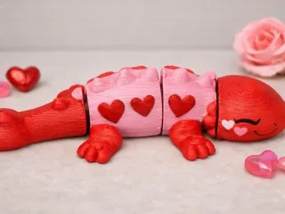 Cute Valentine Lizard, Valentine Lizard, CC0