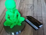 Chill Alien Herb Grinder - 2 - Part Magnetic - MellowVerse-1