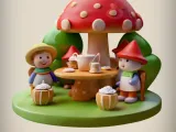 Miniature Gnome Party -0