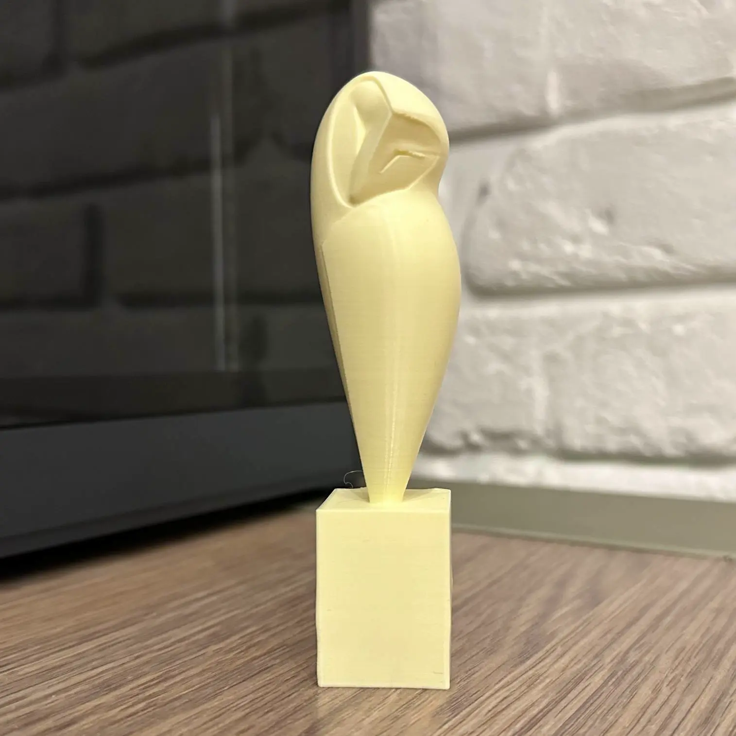 Minimalist Owl Sculpture