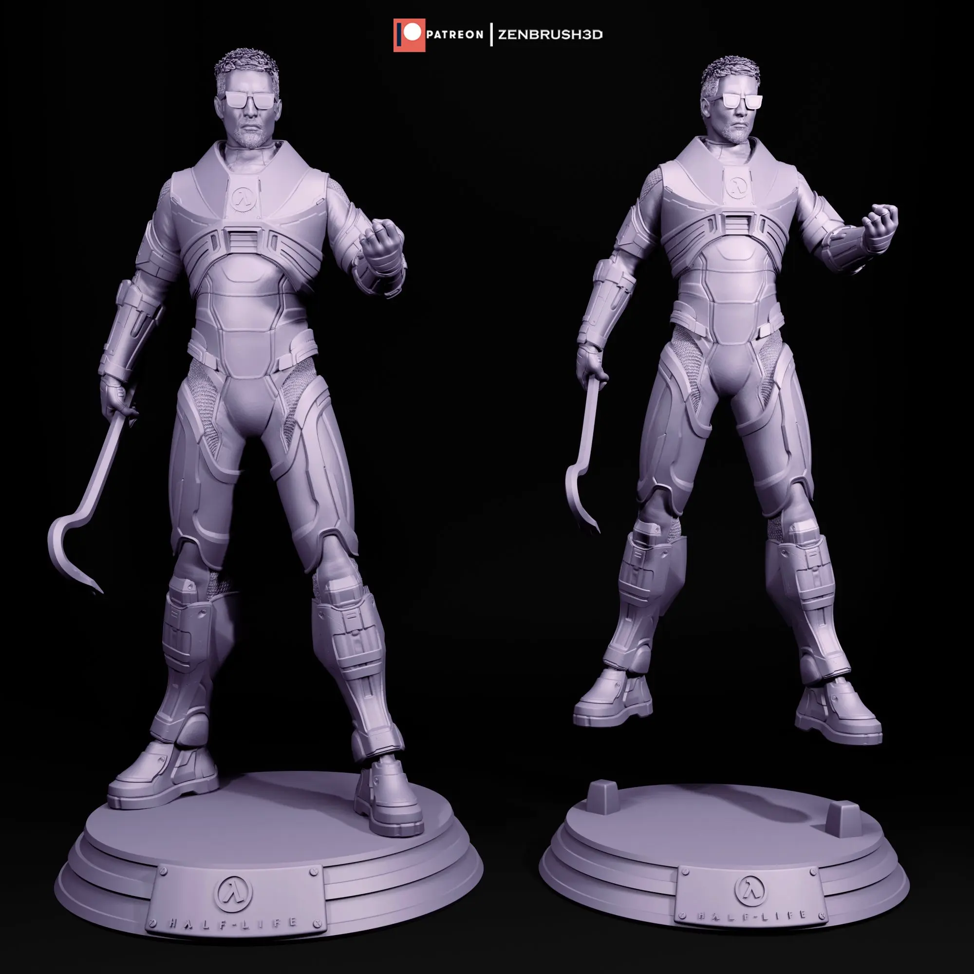 HALF LIFE - GORDON FREEMAN 3D PRINTING