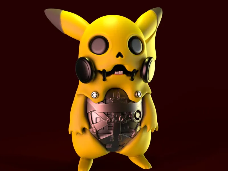 POKEMON PIKACHU/CYBORG