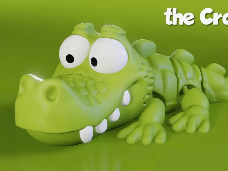 Wally, o crocodilo - articulado
